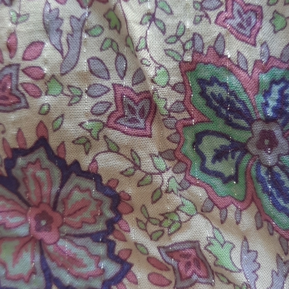 Spell & The Gypsy Poinciana Blouse Lilac Purple Lurex Boho XS - Picture 8 of 14